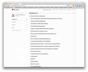 Readability Read List
